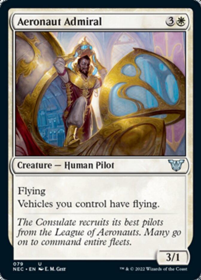 Aeronaut Admiral [Kamigawa: Neon Dynasty Commander] - Rocket TCG