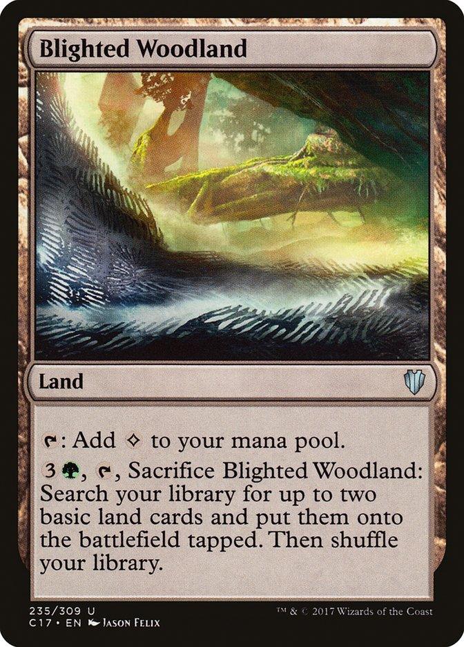 Blighted Woodland [Commander 2017] - Rocket TCG