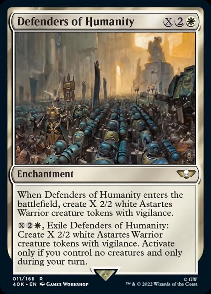 Defenders of Humanity [Universes Beyond: Warhammer 40,000] - Rocket TCG