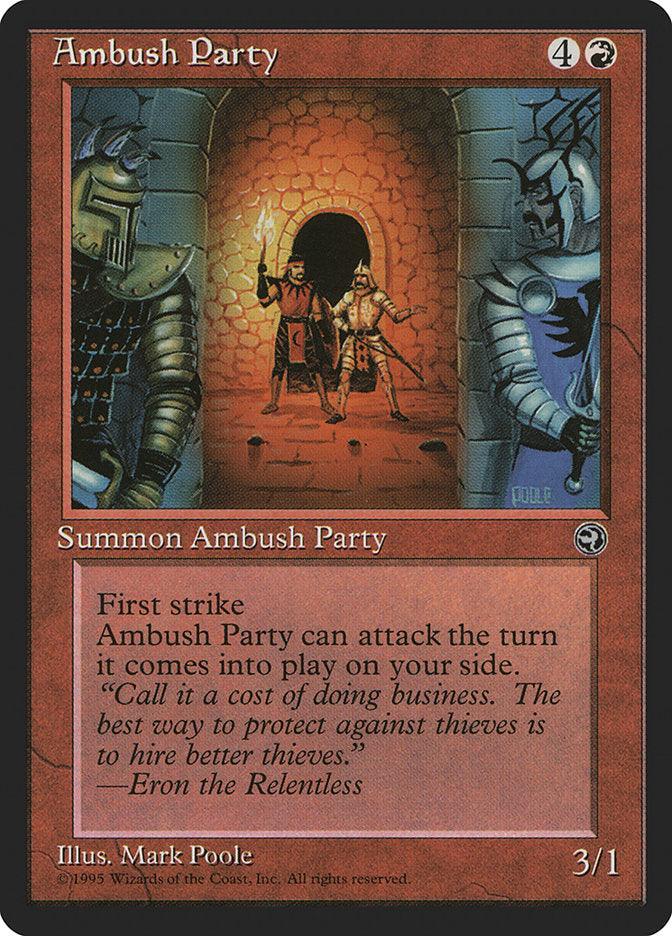 Ambush Party (Eron Flavor Text) [Homelands] - Rocket TCG