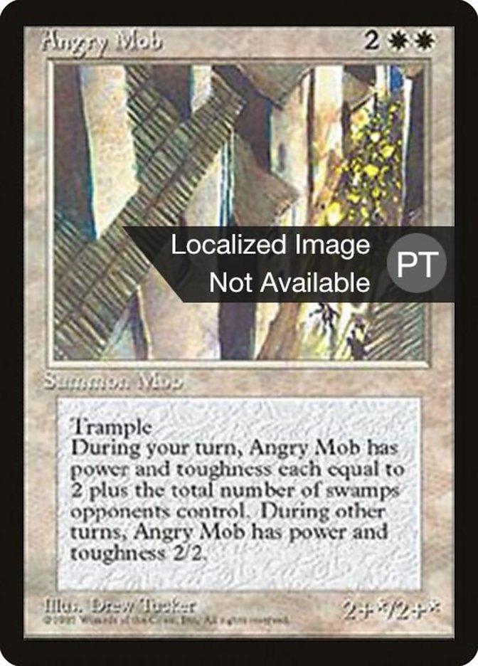 Angry Mob [Fourth Edition (Foreign Black Border)] - Rocket TCG