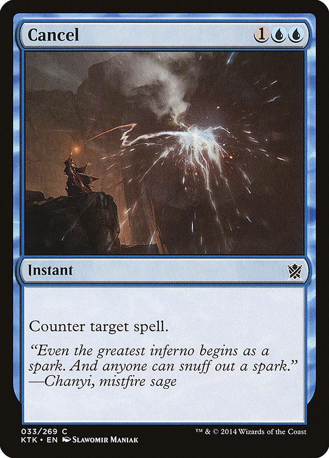 Cancel [Khans of Tarkir] - Rocket TCG