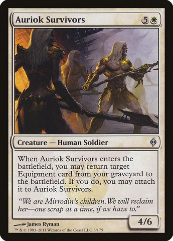 Auriok Survivors [New Phyrexia] - Rocket TCG