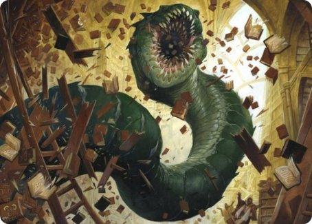 Bookwurm Art Card [Strixhaven: School of Mages Art Series] - Rocket TCG