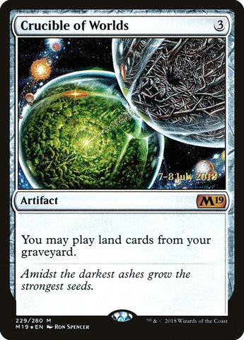 Crucible of Worlds [Core Set 2019 Prerelease Promos] - Rocket TCG