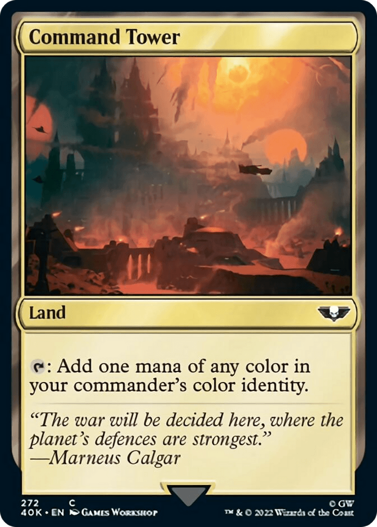 Command Tower (272) [Universes Beyond: Warhammer 40,000] - Rocket TCG