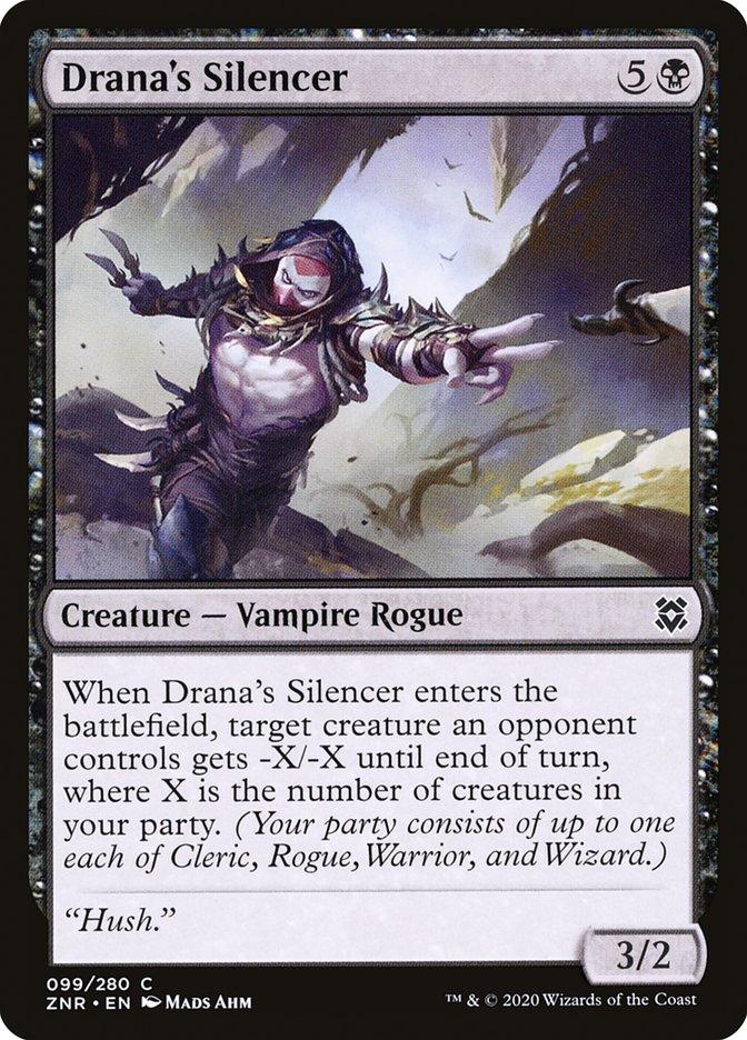 Drana's Silencer [Zendikar Rising] - Rocket TCG