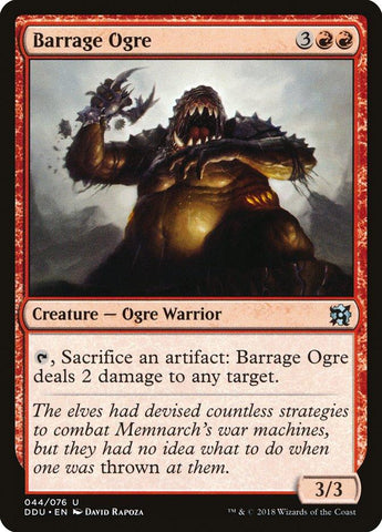 Barrage Ogre [Duel Decks: Elves vs. Inventors] - Rocket TCG