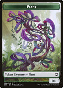 Cat // Plant Double-sided Token [Zendikar Rising Tokens] - Rocket TCG