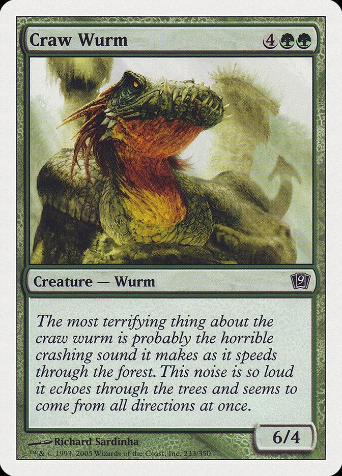 Craw Wurm [Ninth Edition] - Rocket TCG