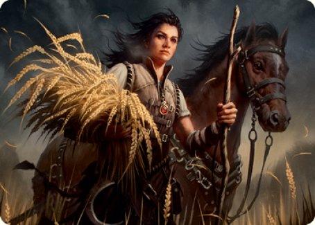 Ambitious Farmhand Art Card [Innistrad: Midnight Hunt Art Series] - Rocket TCG