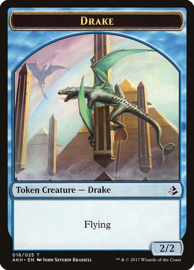 Angel of Sanctions // Drake Double-sided Token [Amonkhet Tokens] - Rocket TCG