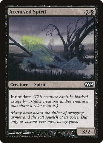 Accursed Spirit [Magic 2014] - Rocket TCG