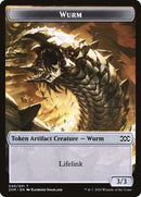 Clue // Wurm (030) Double-sided Token [Double Masters Tokens] - Rocket TCG