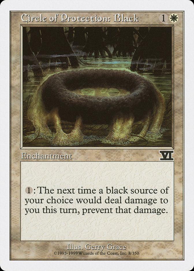 Circle of Protection: Black [Classic Sixth Edition] - Rocket TCG