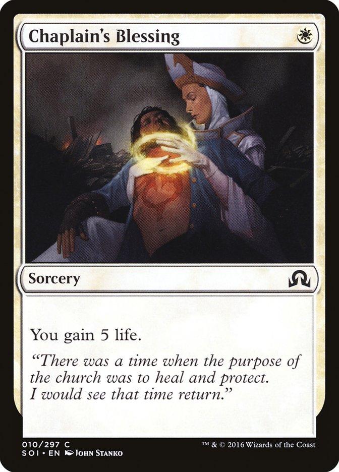 Chaplain's Blessing [Shadows over Innistrad] - Rocket TCG