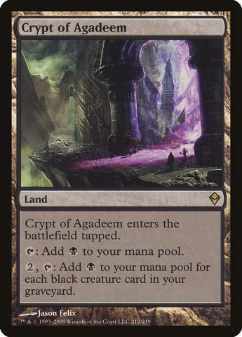 Crypt of Agadeem [Zendikar] - Rocket TCG