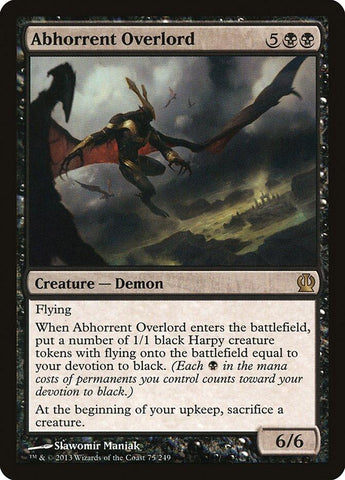 Abhorrent Overlord [Theros] - Rocket TCG