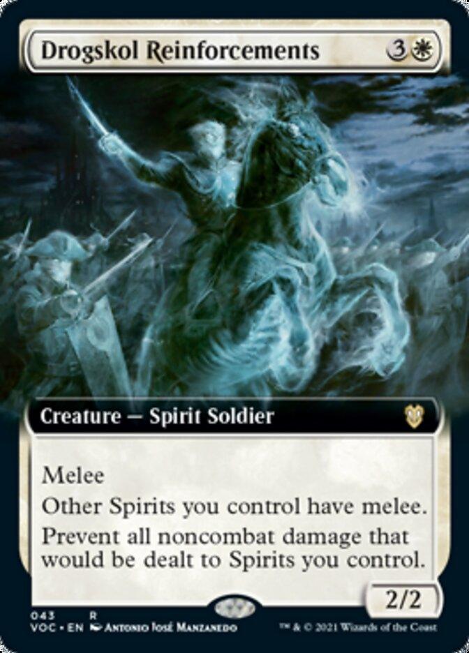 Drogskol Reinforcements (Extended Art) [Innistrad: Crimson Vow Commander] - Rocket TCG