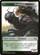 Demon // Elemental Double-sided Token [Double Masters Tokens] - Rocket TCG
