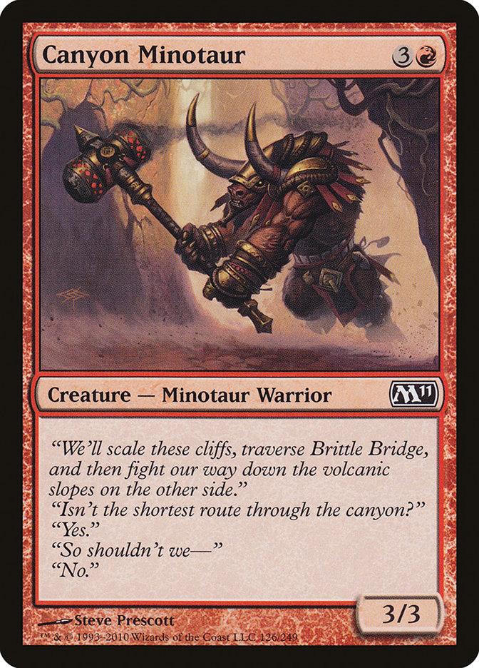 Canyon Minotaur [Magic 2011] - Rocket TCG