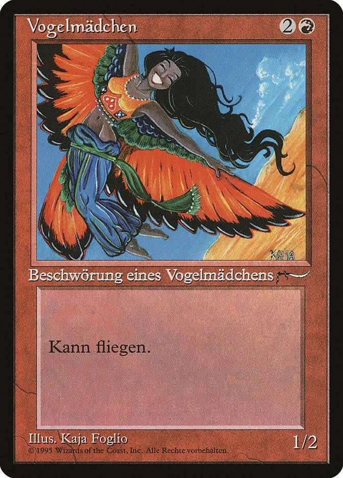 Bird Maiden (German) - "Vogelmadchen" [Renaissance] - Rocket TCG