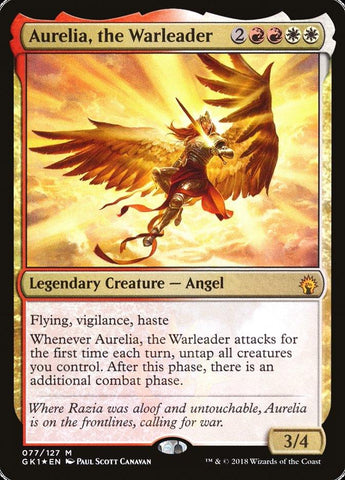 Aurelia, the Warleader [Guilds of Ravnica Guild Kit] - Rocket TCG
