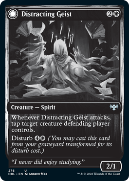 Distracting Geist // Clever Distraction [Innistrad: Double Feature] - Rocket TCG
