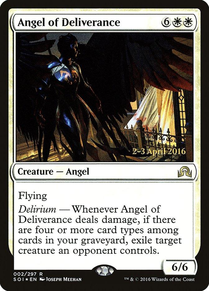 Angel of Deliverance [Shadows over Innistrad Prerelease Promos] - Rocket TCG