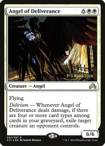 Angel of Deliverance [Shadows over Innistrad Prerelease Promos] - Rocket TCG