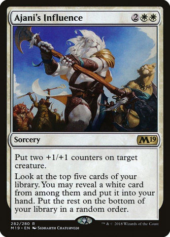 Ajani's Influence [Core Set 2019] - Rocket TCG