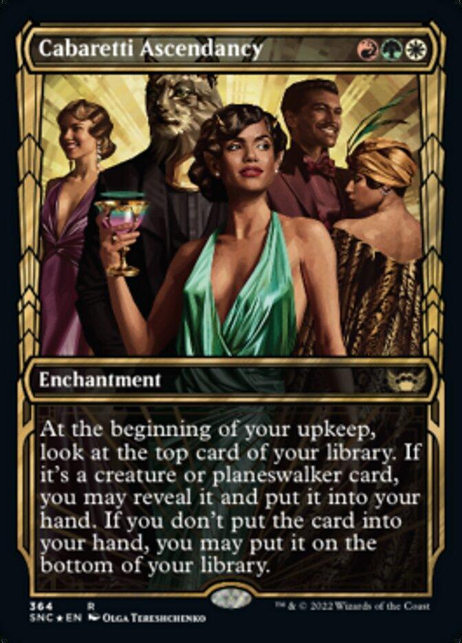 Cabaretti Ascendancy (Showcase Golden Age Gilded Foil) [Streets of New Capenna] - Rocket TCG