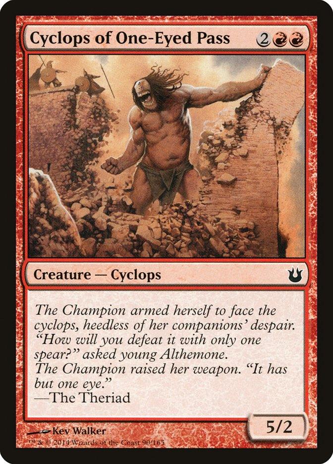 Cyclops of One-Eyed Pass [Born of the Gods] - Rocket TCG