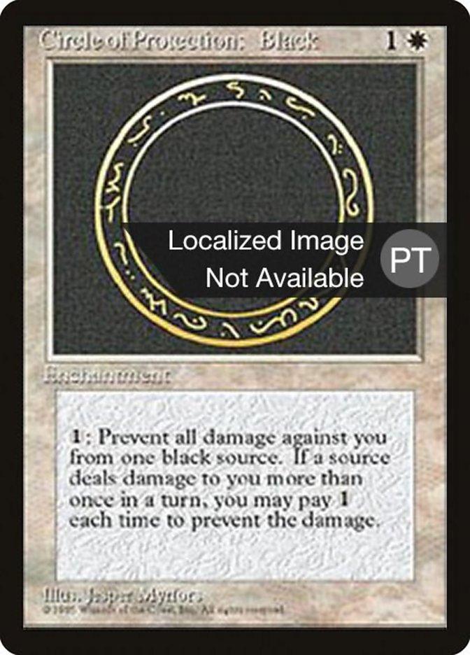 Circle of Protection: Black [Fourth Edition (Foreign Black Border)] - Rocket TCG