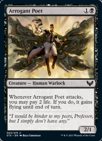 Arrogant Poet [Strixhaven: School of Mages] - Rocket TCG