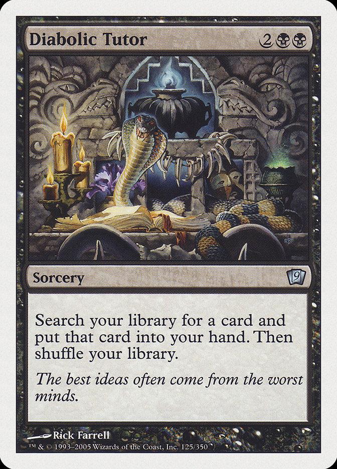 Diabolic Tutor [Ninth Edition] - Rocket TCG
