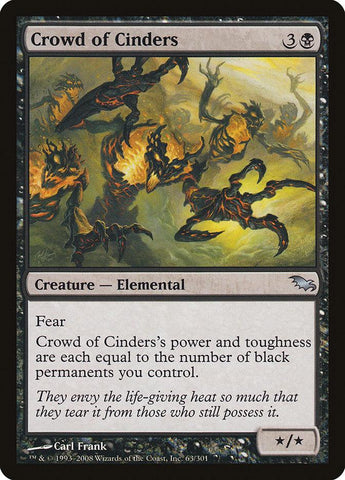 Crowd of Cinders [Shadowmoor] - Rocket TCG