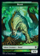 Beast (18) // Beast Token (19) [Commander Legends Tokens] - Rocket TCG