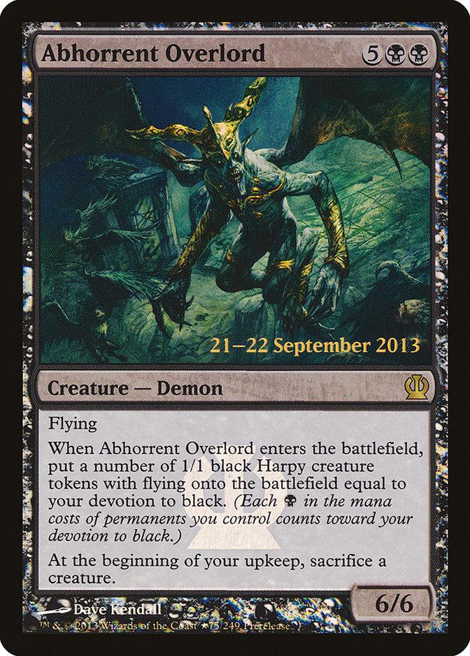 Abhorrent Overlord [Theros Prerelease Promos] - Rocket TCG