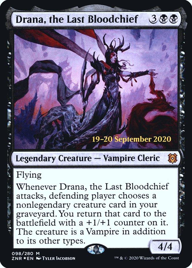 Drana, the Last Bloodchief [Zendikar Rising Prerelease Promos] - Rocket TCG
