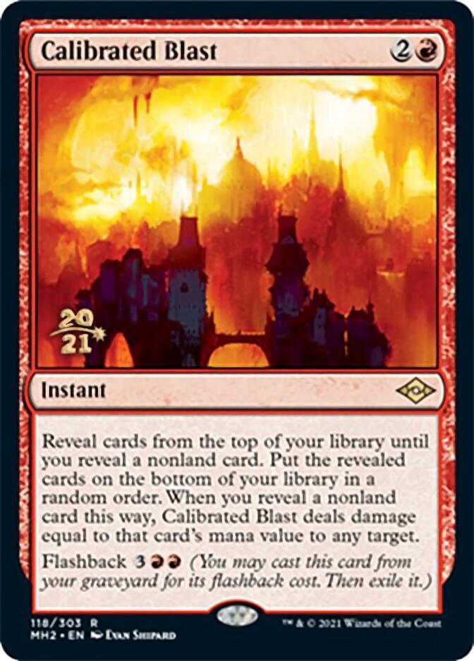 Calibrated Blast [Modern Horizons 2 Prerelease Promos] - Rocket TCG