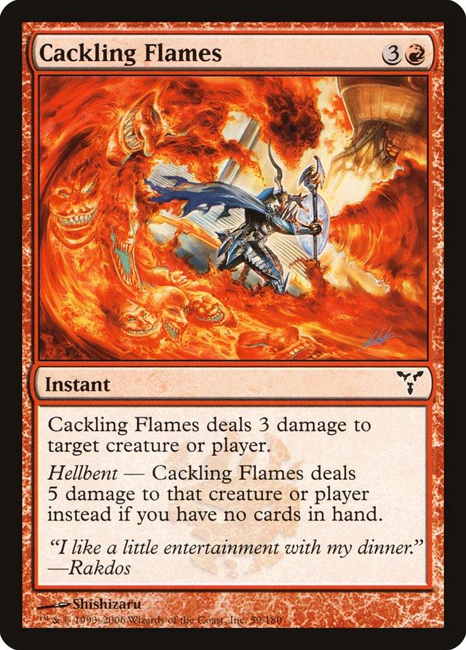 Cackling Flames [Dissension] - Rocket TCG