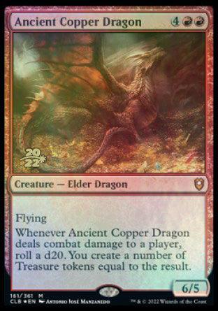 Ancient Copper Dragon [Commander Legends: Battle for Baldur's Gate Prerelease Promos] - Rocket TCG