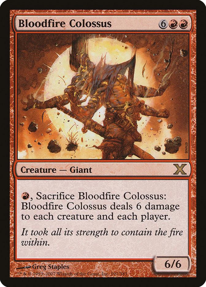 Bloodfire Colossus [Tenth Edition] - Rocket TCG