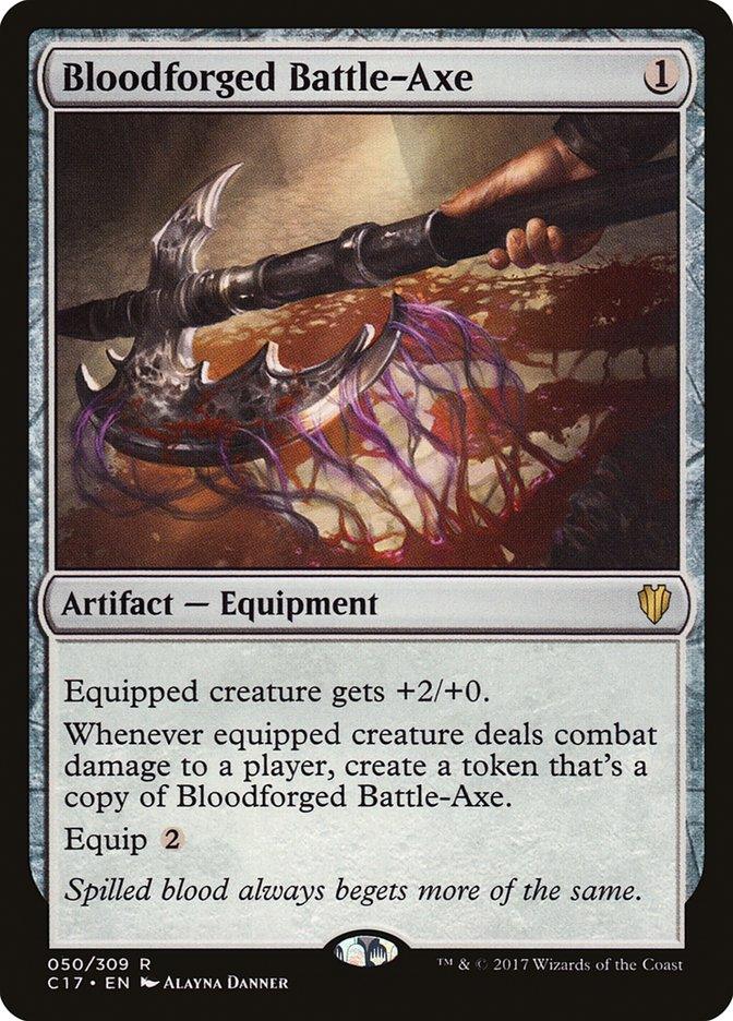 Bloodforged Battle-Axe [Commander 2017] - Rocket TCG