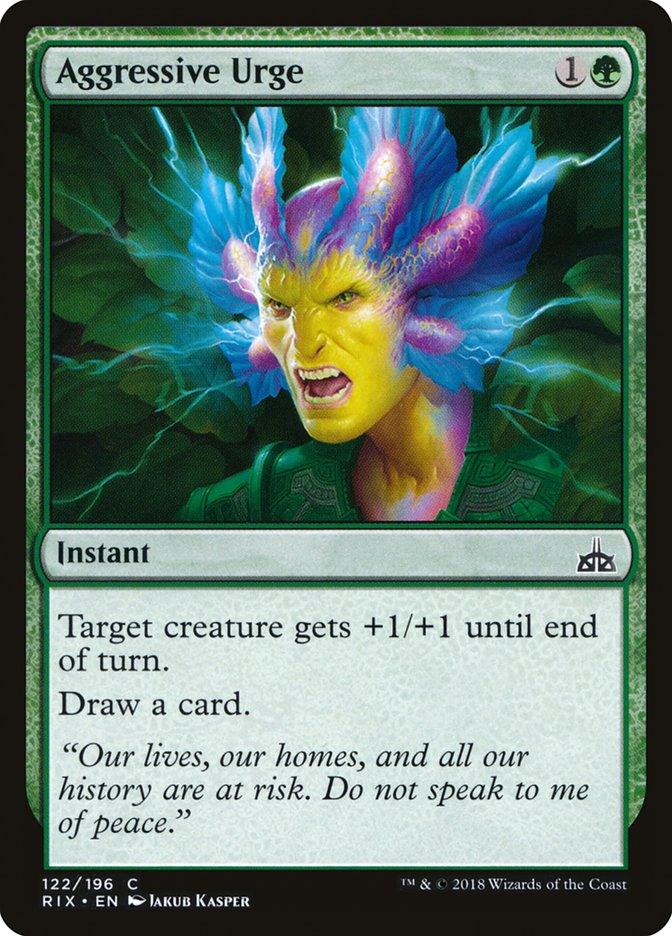 Aggressive Urge [Rivals of Ixalan] - Rocket TCG