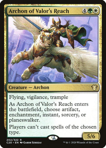 Archon of Valor's Reach [Commander 2020] - Rocket TCG