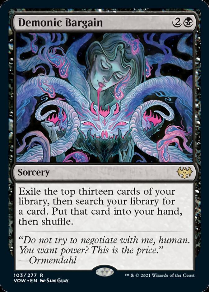 Demonic Bargain [Innistrad: Crimson Vow] - Rocket TCG