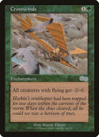 Crosswinds [Urza's Saga] - Rocket TCG