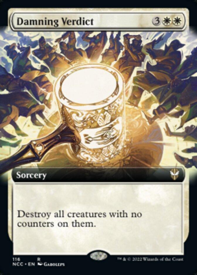 Damning Verdict (Extended Art) [Streets of New Capenna Commander] - Rocket TCG